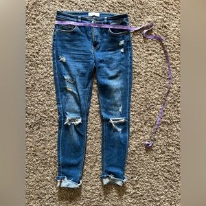 Medium wash skinny Jean